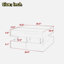 Table basse carrée à plateau relevable avec rangement-575816029