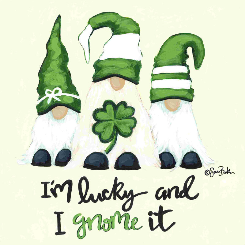 2883511 Lucky Gnomes, H 30 po x l 30 po