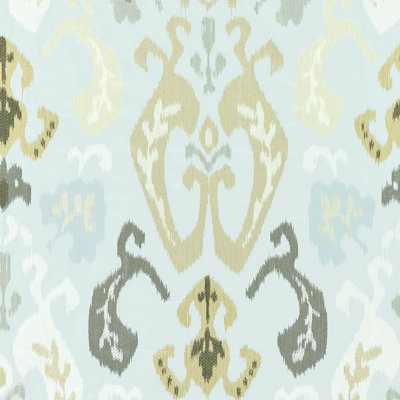 Tissu brodé mandalay ikat La Boheme