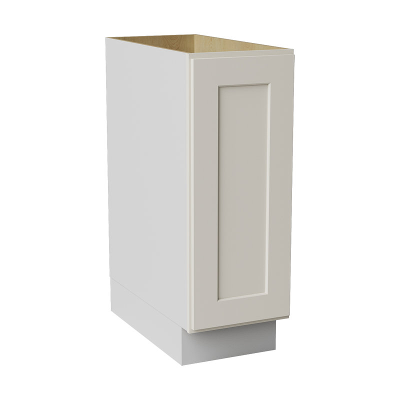 Armoire à épices Base, 6" W x 34.5" H x 24" D, Crème Shaker