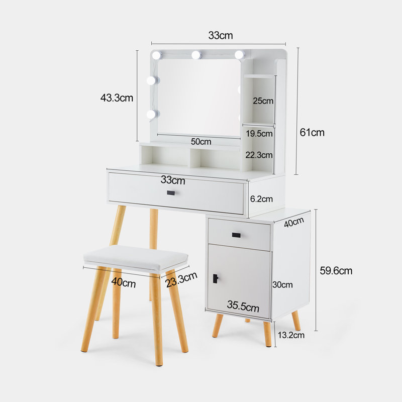 Dressing Table with Mirror