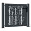 Barrière de jardin en acier vidaXL anthracite 105 x 80 cm-1576090070-1576090073