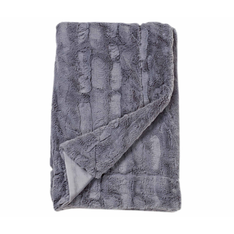 Jeté en relief Reynolds, Gris