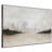 Extra Large Wall Art Fabric Print - Misty Minimalist Nature Landscape Illustrations Artwork Decor for Living Room or Bedroom - "Frame Assembly Required (Unfinished Frame)"-105075974