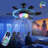 E26 Socket Fan Light Bulb With Rgb, Bluetooth Speaker & Remote ,quiet, Easy To Install, Color Changing-330603692