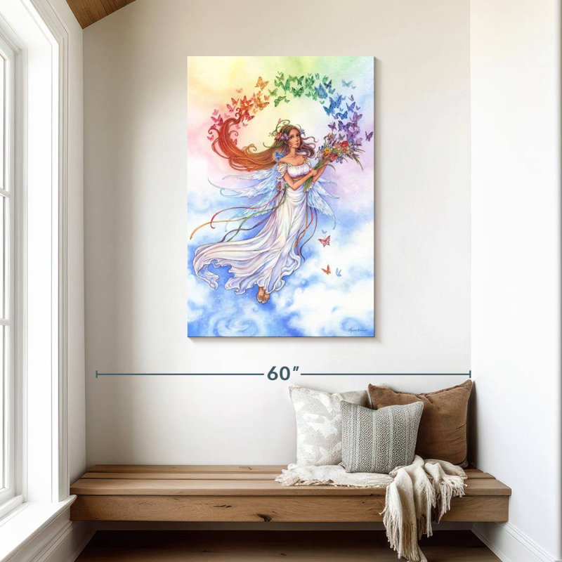 Kelan Iris Of The Rainbow, 45" H x 30" W