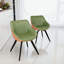 Ensemble de 2 chaises de salle à manger polyvalentes avec un design élégant pour divers environnements-761885515