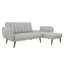 Halmstad 3 Seater Linen Blend Sleeper-794285783