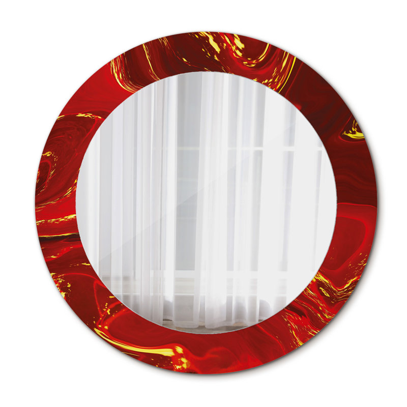 Huldar Glass Flat Wall Mirror
