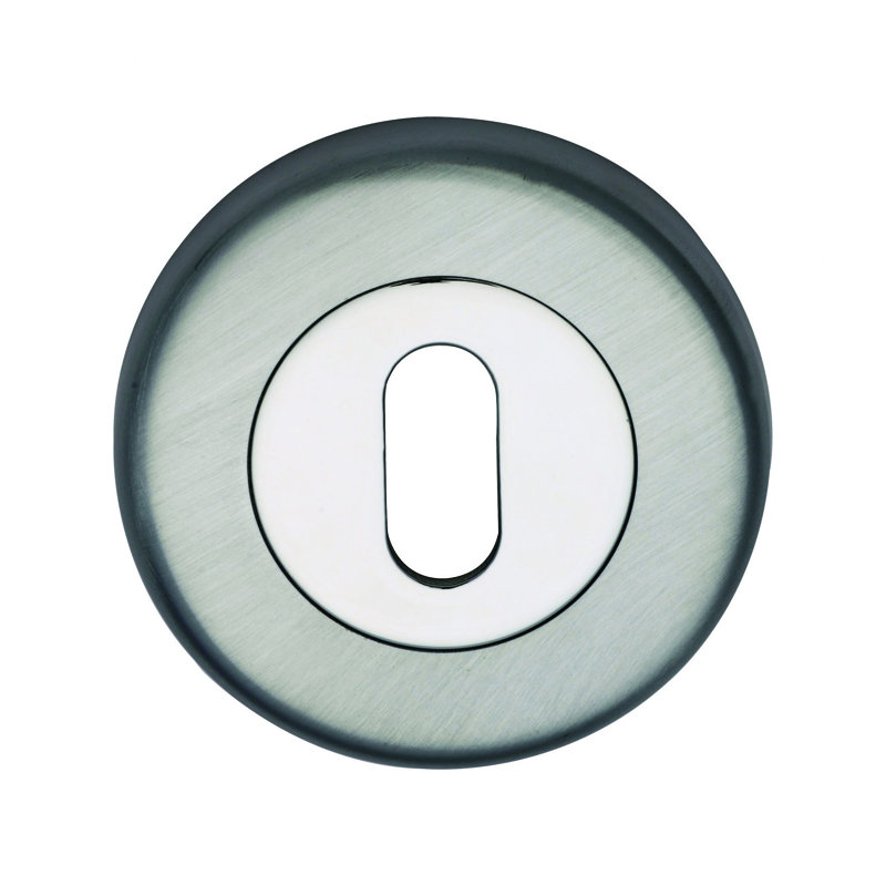 Heritage Brass Sorrento Keyhole Escutcheon, Apollo Split