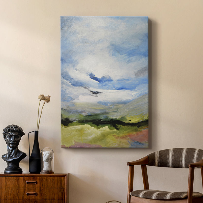 Autour des nuages IV - galerie Cavas sur mesure, H 12 po x l 8 po