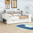 Alameda Wooden Daybed with Storage Shelves, 2 Drawers,Built-in Study Desk-1729462788-1729462789