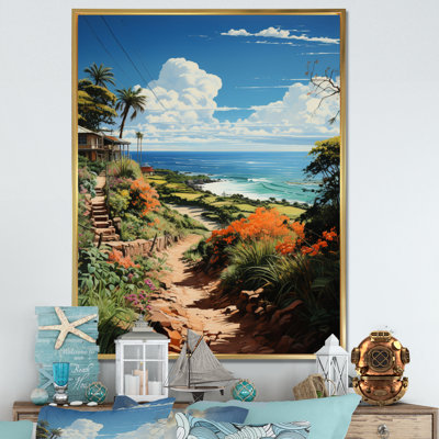 «Aliaskar Coastaltropical Tropical Paradise Pastoral II», reproduction sur toile
