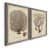 Toile avec cadre gris