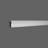 RPS-0492-07 2.62'' H x 96'' W x 1'' D Urethane Chair Rail