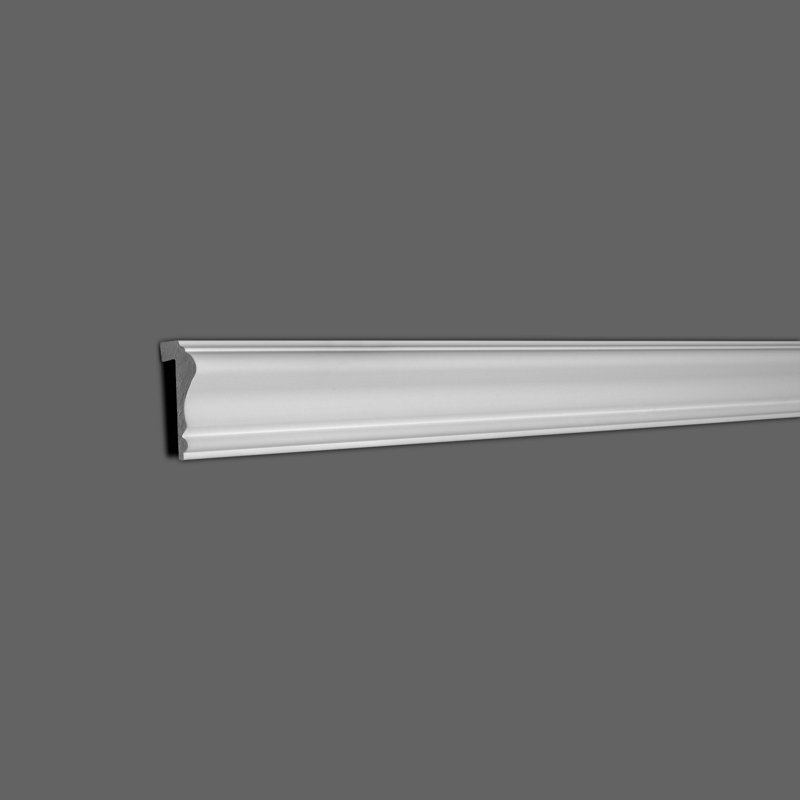 White Unfinished Polystyrene Wall Panel Moulding, 8-Pack