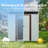 Outdoor Metal Storage Shed with Window, Transparent Panel & Free Accessories – Corrosion-Resistant Garden, Lawn Shed-123099600-123099601