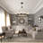 Hendon 12 - Light Wagon Wheel Dimmable Chandelier with Wood Accents-928386898