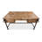 Game Of Thornes Solid Wood Top Metal Base Writing Desk