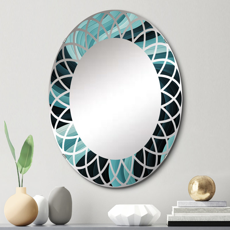 Vanoxling - Miroir mural moderne ovale, 30 po x 20 po