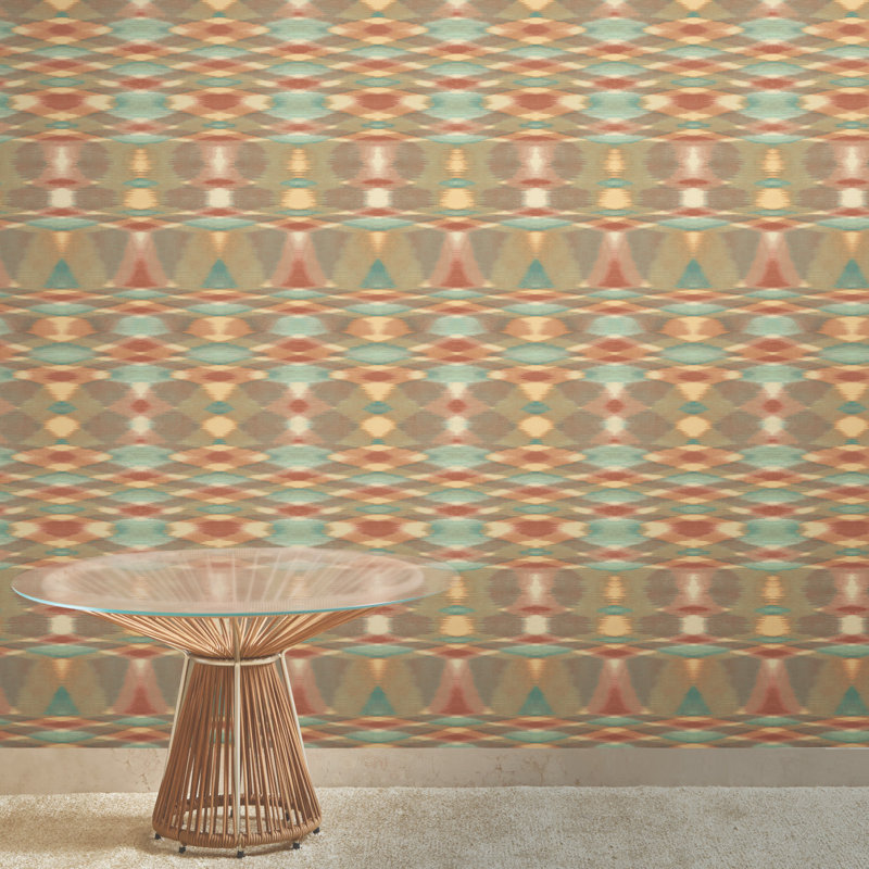Papier peint Missoni 4 Sunrise Flame, Brun