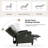 Martina 29.25''W Waxed Leather Power Recliner with Solid Wood Legs(Set of 2)-293270966