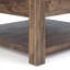 Table basse Farmhouse Gray - Charme rustique pour le salon ou le coin-détente - Fabrication en bois massif-97914548