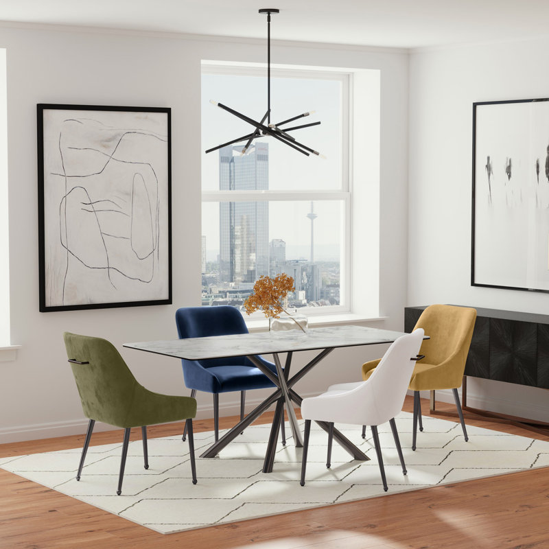 Ensemble de 2 chaises d'appoint Barnay
