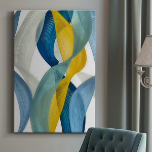 Horizontal Bands II Premium Gallery Wrapped Canvas - Ready To Hang