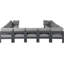 Canapé modulaire d'extérieur en forme de U avec coussins 150 po Layelle-61209811-61209812