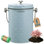 Cuisine pour bac à compost Aosion, bac à compost sans odeur avec couvercle, contenant à compost pour déchets alimentaires, 2 filtres à charbon, petit seau à compost, sacs à ordures, bleu