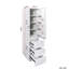 Armoire de rangement pour garde-manger, garde-manger avec portes, tablettes et tiroirs