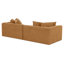Canapé modulaire Lisbon jaune doré-502169723