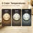 Touch Crystal Sphere LED Table Lamp, 3 CCT Stepless Dimmable Rechargeable Mood Light