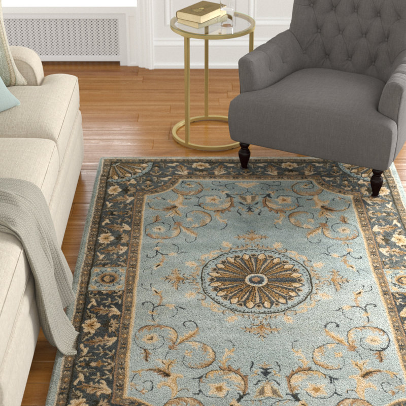 Tapis oriental en laine touffeté à la main Latarra, Rectangle 3 pi x 5 pi