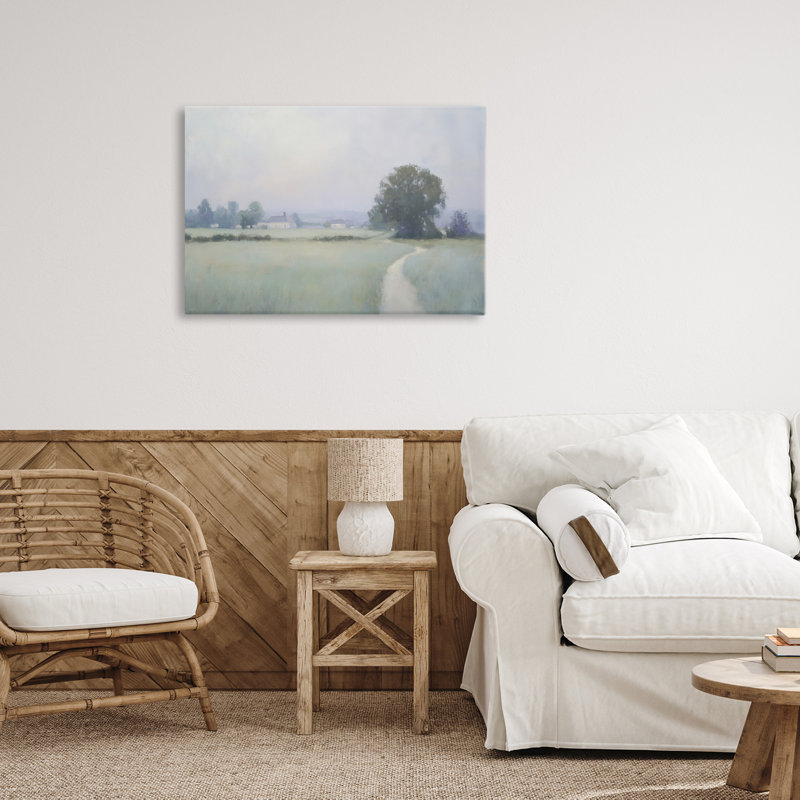 Long Driveway Landscape Canvas, conception de Petal Prints Design, H 16 po x l 24 po