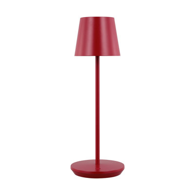 Rukija 1-Light Modern Rechargeable Table Lamp with Shade