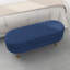 Banc de rangement repose-pieds ovale