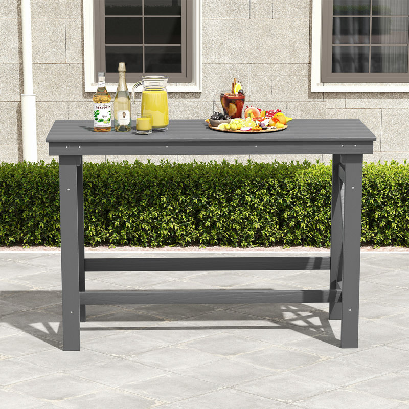 Table longue 1 pièce Monticello, Gris