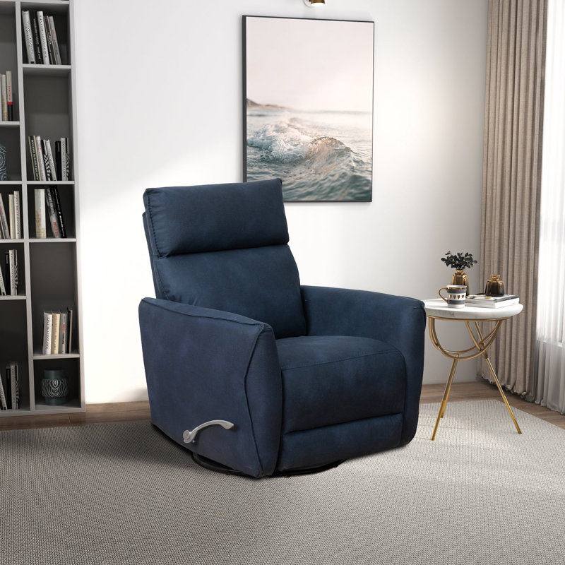 Fauteuil inclinable et pivotant Carson, Bleu très foncé
