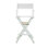 Chaise de réalisateur pliante de 30 po avec toile