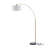 Debbye 77'' Chrome Arched Floor Lamp