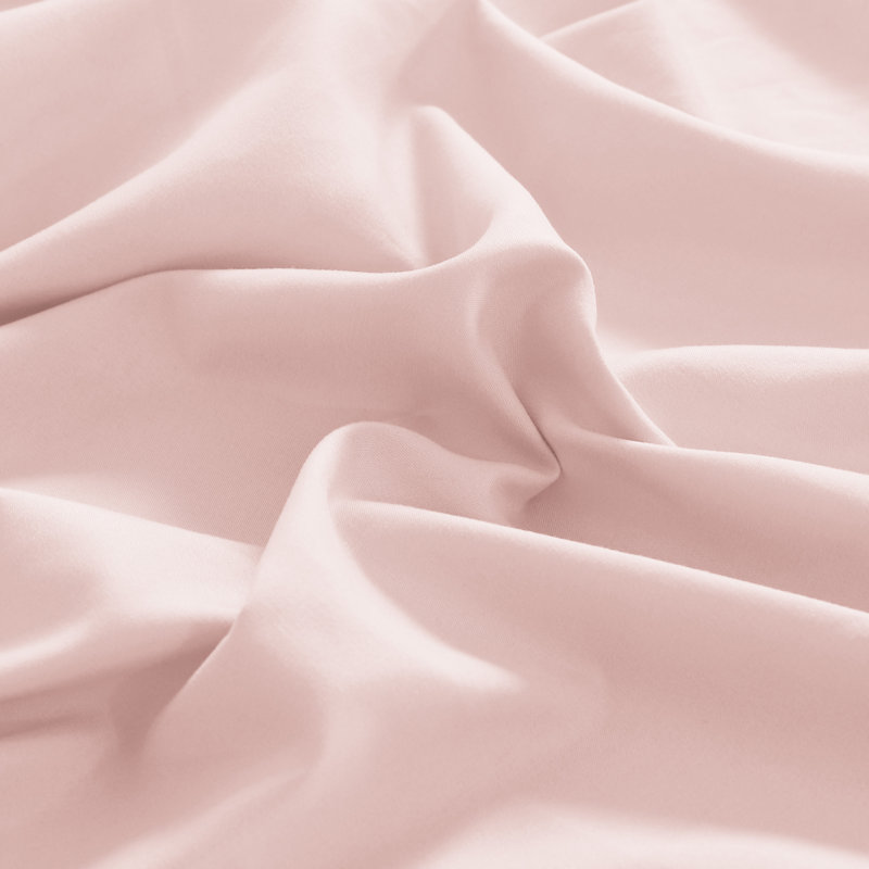 Blush Twin XL Deep Pocket Microfiber Fitted Sheet Set