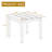 Solid Wood Teak Outdoor Side Table-114983780