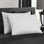Gusseted Microfiber Pillow, Firm Density