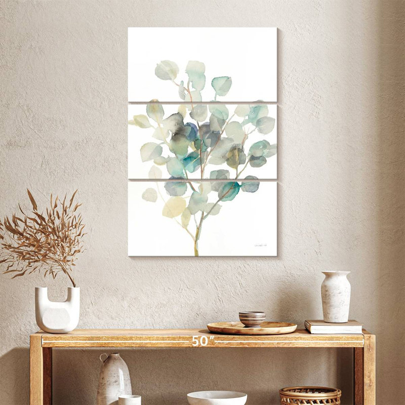 Harnek Eucalyptus White I, 38" H x 24" W