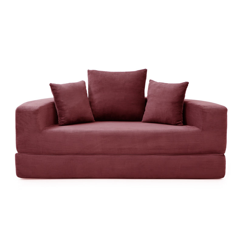 Causeuse-lit 67 po, Red Wine