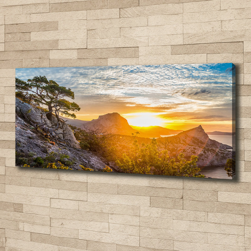 Sunset - Wrapped Canvas Print