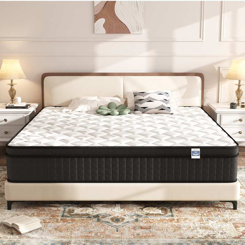 14" Medium Gel Memory Foam Hybrid Mattresses, CertiPUR-US, OEKO-TEX Certified, Full, 14"