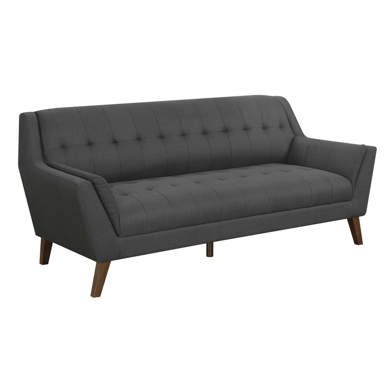 Canapé à accoudoirs carrés 79,1 po Marin, Gris anthracite / caillou